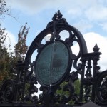 photo of the gate to Boston Common. Taken while in Boston in October 2014.